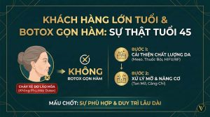 khách lớn tuổi tiêm botox gọn hàm