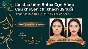 Lần đầu tiêm Botox gọn hàm