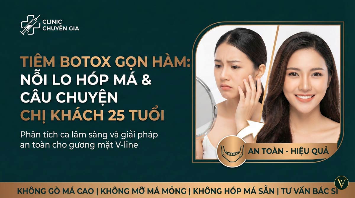 Tiêm Botox Gọn Hàm Nhưng Sợ Bị Hóp Má