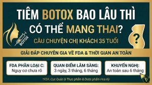 tiêm botox xong bao lâu thì có thể mang thai