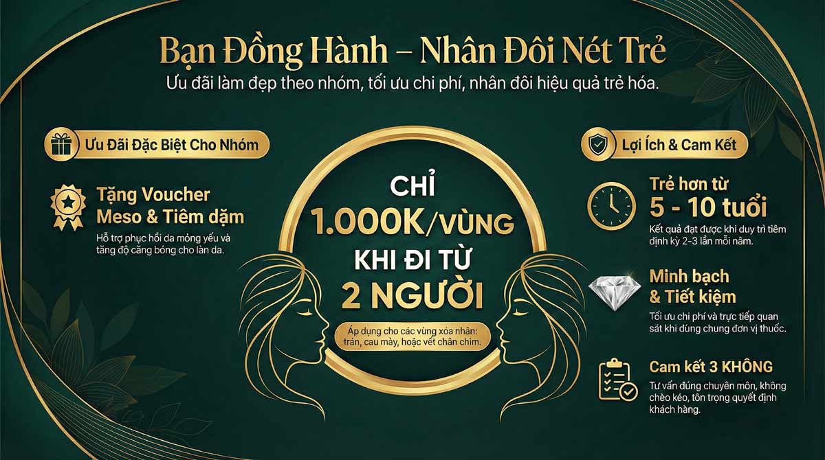 Bạn Đồng Hành – Nhân Đôi Nét Trẻ: Cùng Bạn Thân Cải Thiện Nếp Nhăn, Tái Tạo Thanh Xuân