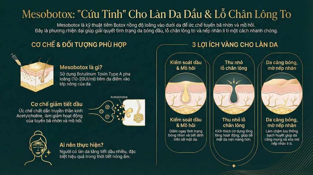 Botox Giảm Tiết Mồ Hôi – Giải Pháp Hiệu Quả Cho Da Dễ Ra Mồ Hôi