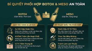 Phối hợp Botox và Meso như thế nào để da vừa căng bóng, vừa thon gọn?