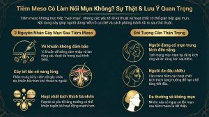 Tiêm Meso có làm nổi mụn nhiều hơn ở người da dầu không?