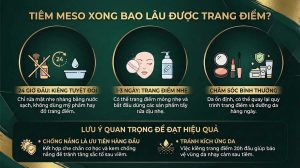 Tiêm Meso Xong Sau Bao Lâu Thì Trang Điểm Được? Hướng Dẫn Chăm Sóc Da Chuẩn Khoa Học
